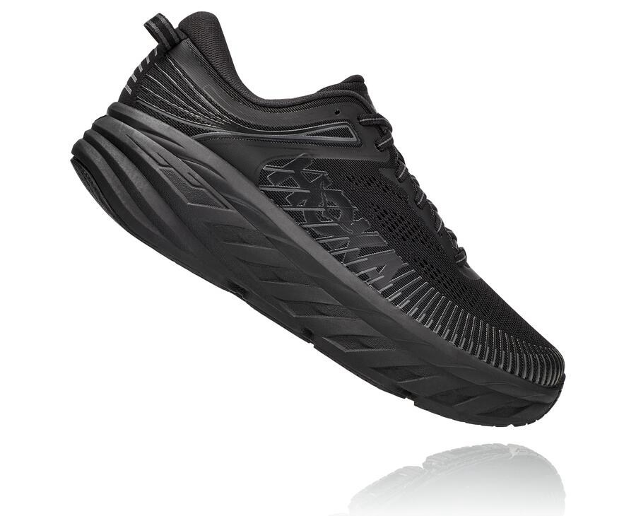 Hoka One One Bondi 7 Löparskor Herr - Svarta - MOFBK-3927